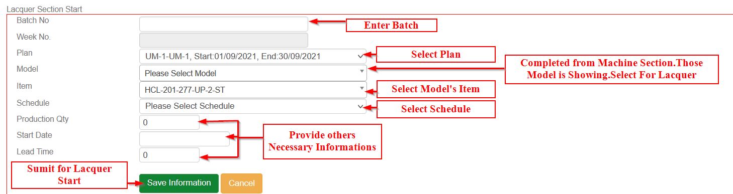 Machine Section