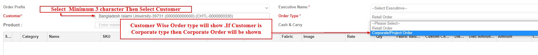 sales booking